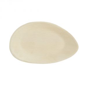 Vaschetta Ovale in Foglia di Palma - 250x160 mm