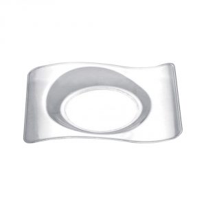 Piatto "Forma" 220x180 - Trasparente