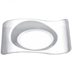 Piatto "Forma" 280x230 - Trasparente