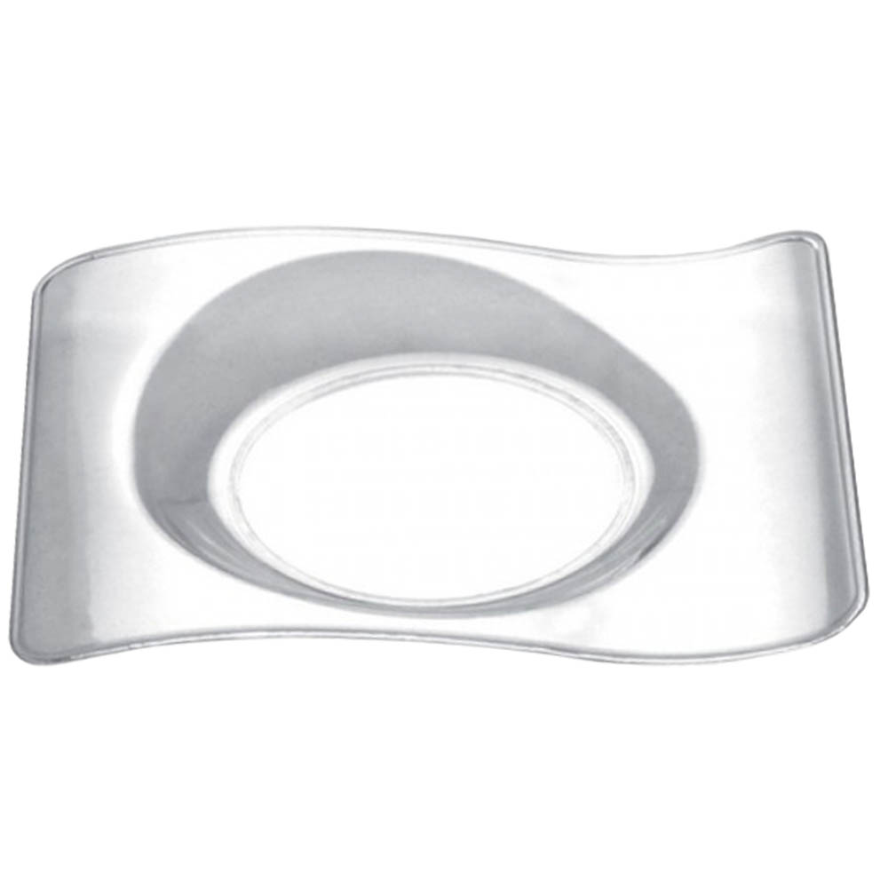 Piatto "Forma" 280x230 - Trasparente
