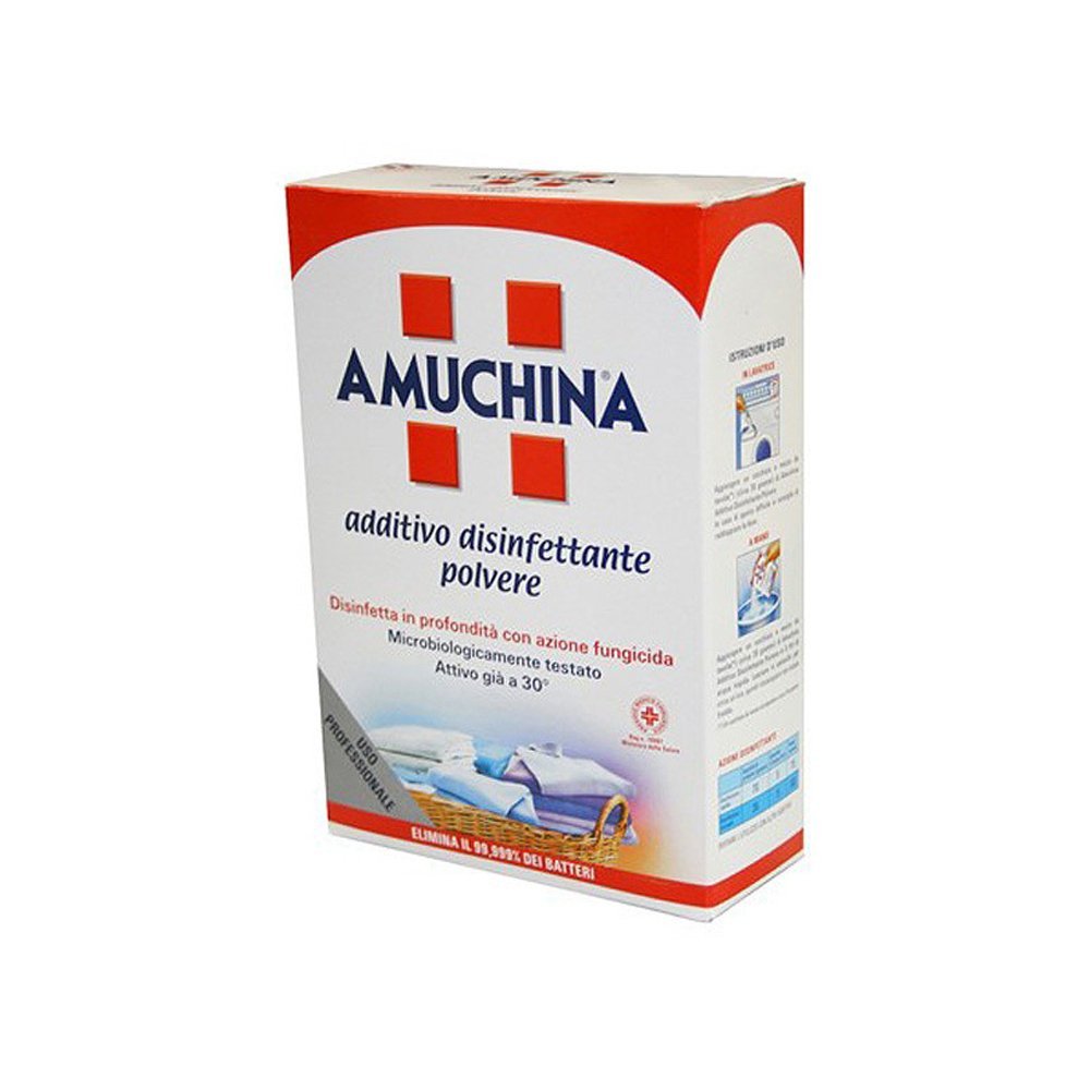 Amuchina Additivo Disinfettante Polvere Bucato – 1,5 Kg – BOLLACCHINO s.r.l.