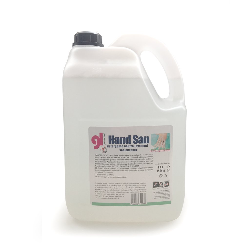 Sapone Mani Sanitizzante con Clorexidina - 5 Kg